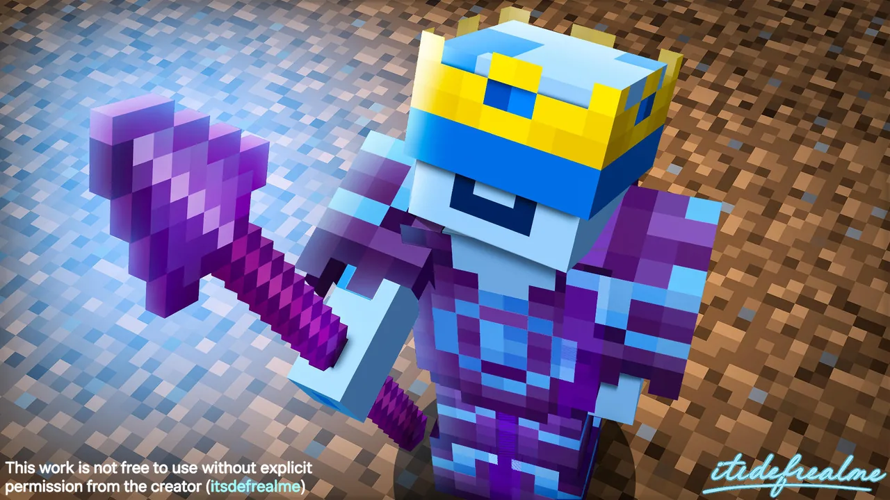 Amethyst Gear, Minecraft thumbnail by itsdefrealme
