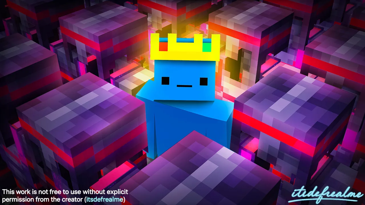 Crown Maze, Minecraft thumbnail by itsdefrealme