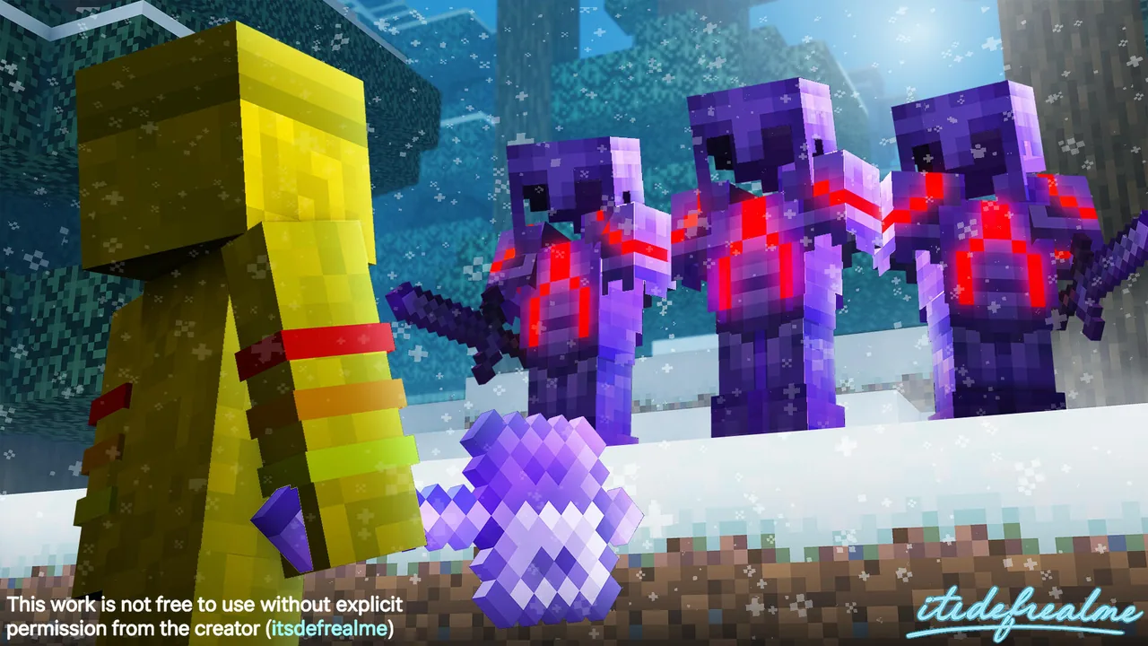 Snow Standoff, Minecraft thumbnail by itsdefrealme