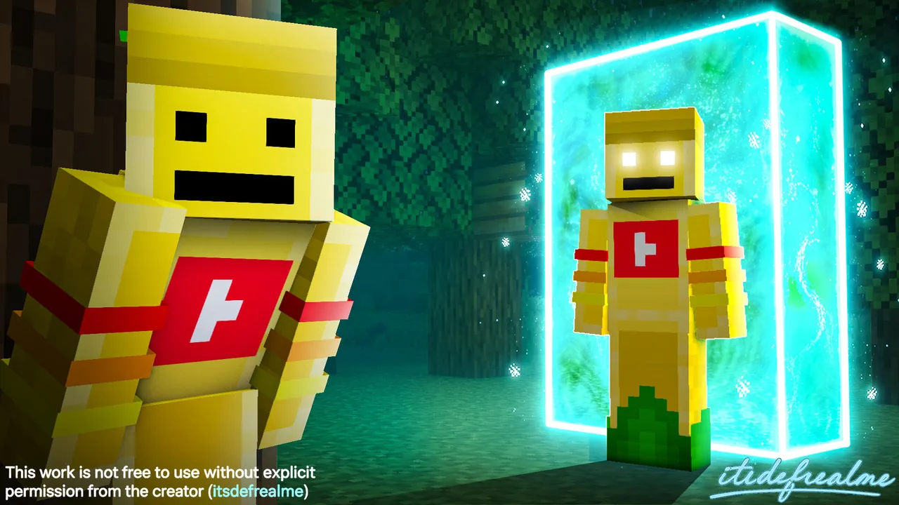 Frozen Twin, Minecraft thumbnail by itsdefrealme